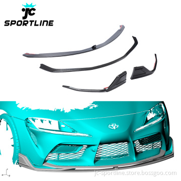 Carbon Fiber Front Spoiler Lip for Toyota Supra A90 Edition 2019-2020